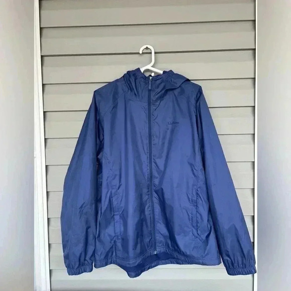 LL BEAN Win-breaker Rain Jacket Men’s Sz L - Picture 1 of 5